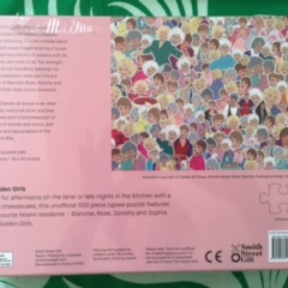Golden Girls Puzzle Never Opened!!! - Picture 3 of 3